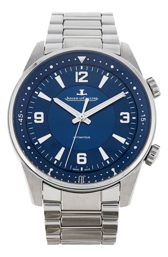 Watchfinder & Co. Jaeger-lecoultre  Polaris Bracelet Watch, 41mm In Silver/ Blue