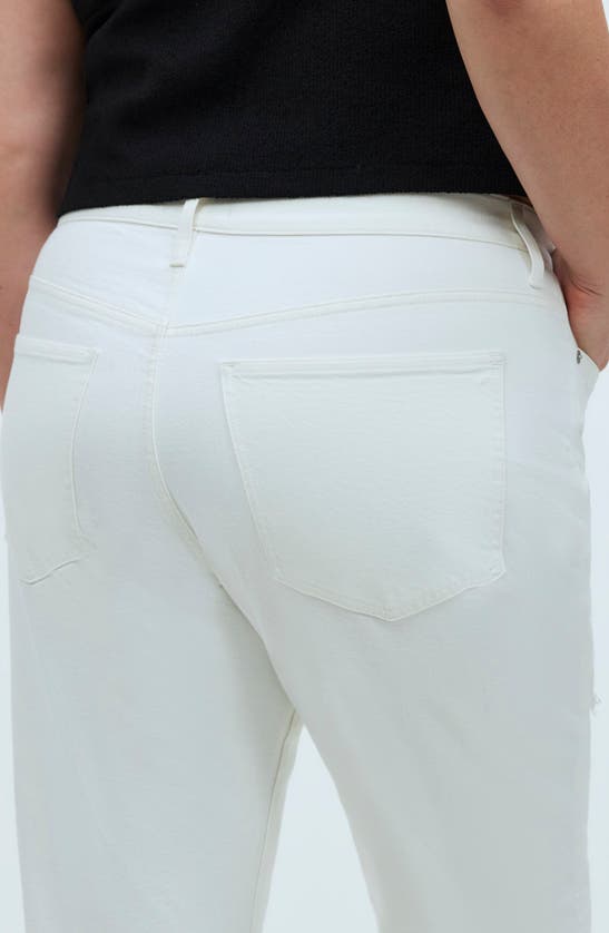Shop Madewell '90s Straight Leg Jeans In Tile White