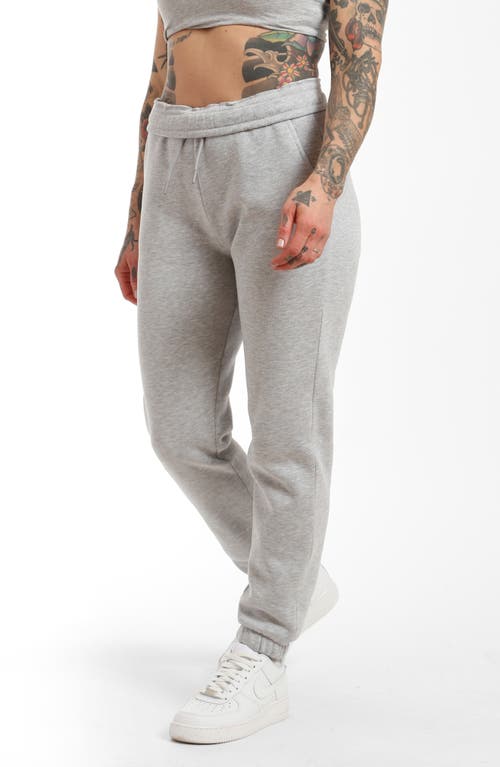 Shop Brooklyn Industries Bklyn Fleece Joggers In Grey Melange