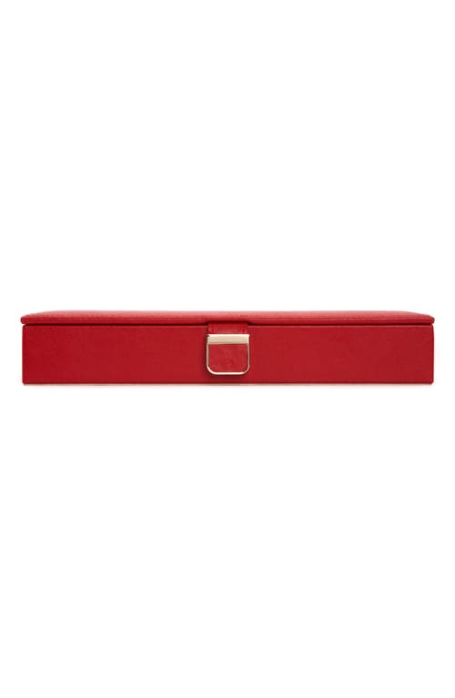 Palermo Safe Deposit Jewelry Box in Red