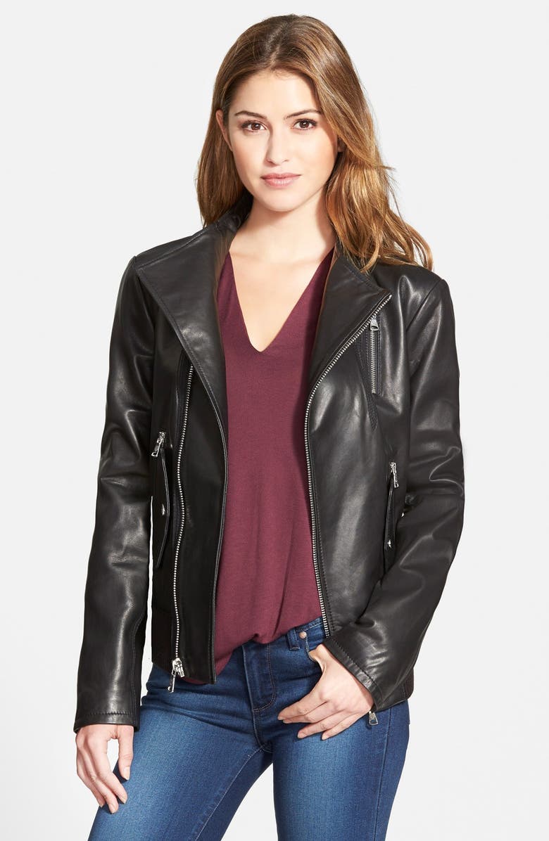 Vince Camuto Nappa Leather Bomber Jacket | Nordstrom