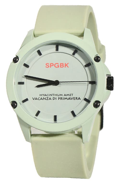 SPGBK Watches Dogwood Silicone Strap Watch
