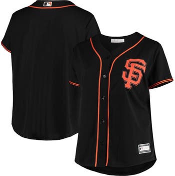 Profile San Francisco Giants Women's Plus Size Sanitized Replica Team Jersey – Black