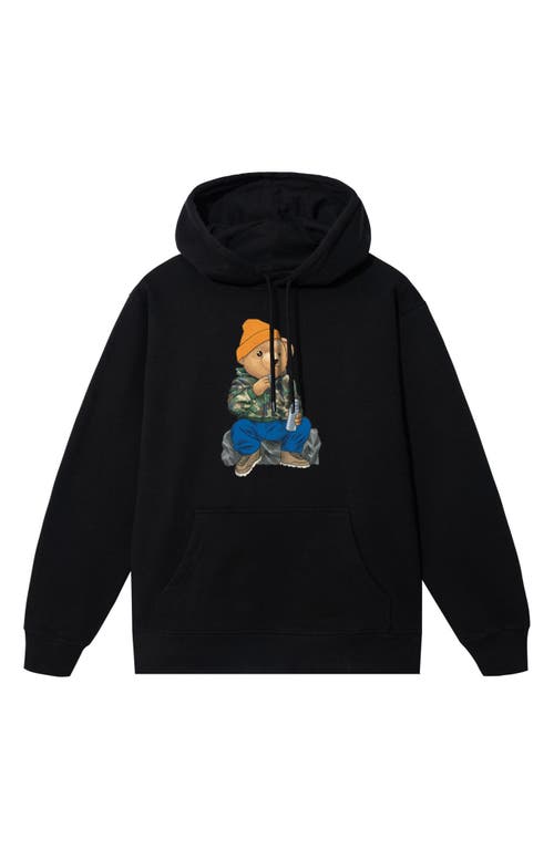 MARKET Northwest Bear Pullover Hoodie in Black at Nordstrom, Size Small
