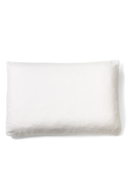 Coyuchi Down Alternative Shredded Organic Latex Pillow in Alpine White at Nordstrom