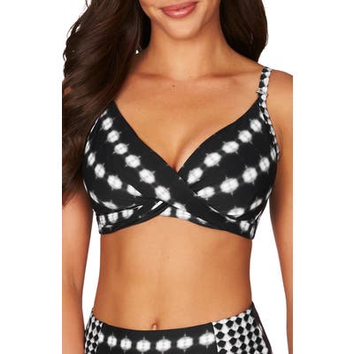 Sea Level Dd/e Cup Underwire Bikini Top, Black
