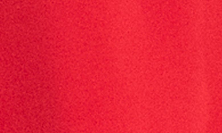 Nina Leonard Cap Sleeve A-line Dress In Cherry