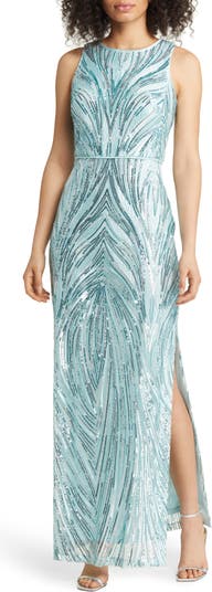 Vince camuto halter top gown