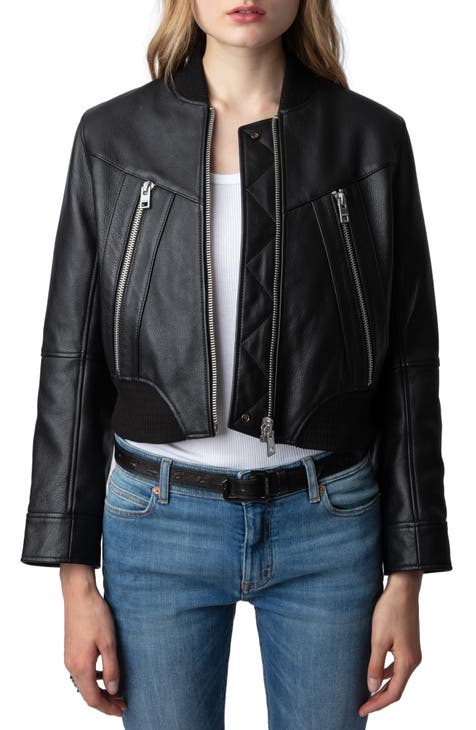 Black moto jacket outlet nordstrom