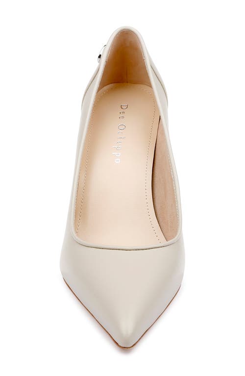 Shop Dee Ocleppo Santorini Pointed Toe Pump In Chalk