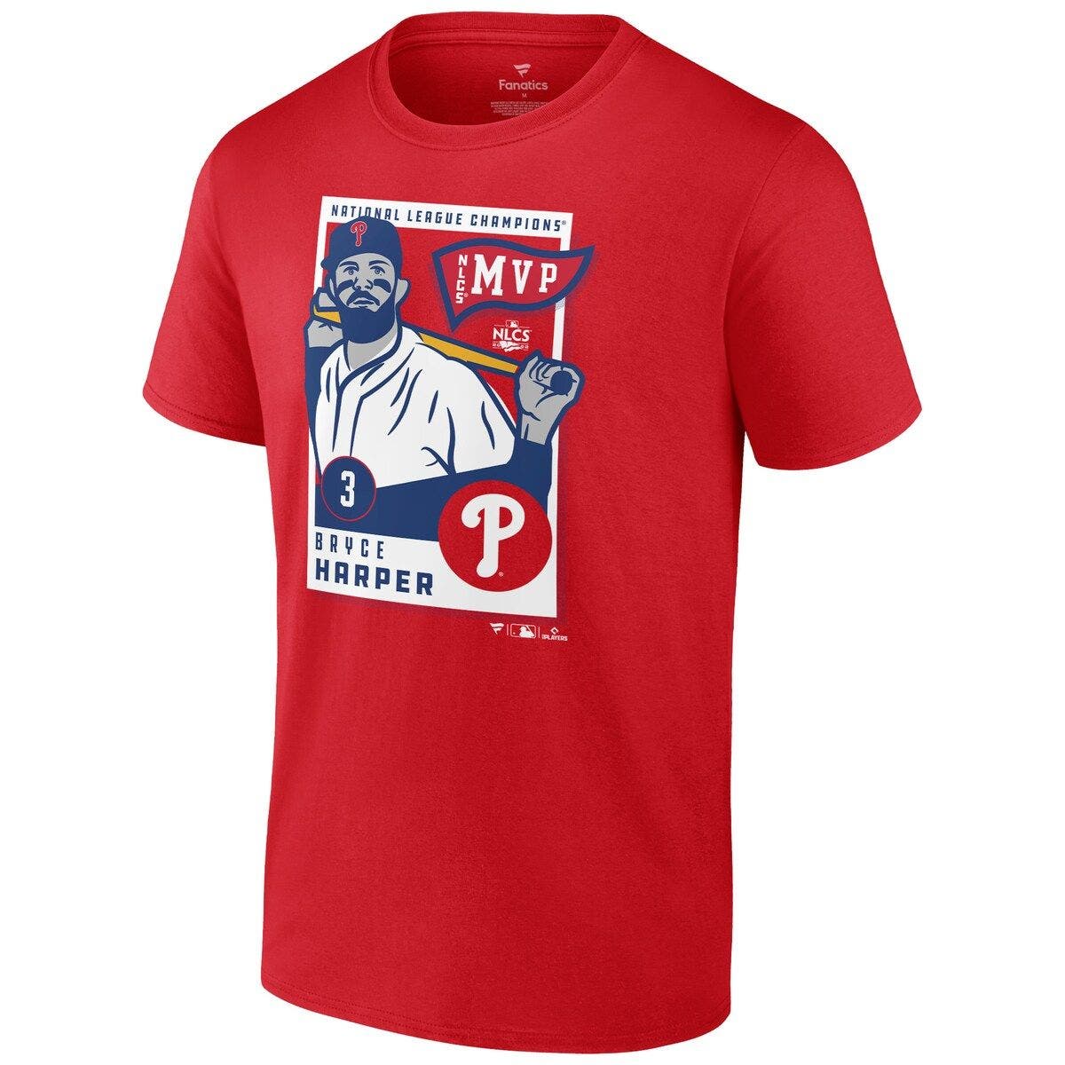 FANATICS Men's Fanatics Branded Bryce Harper Red Philadelphia Phillies