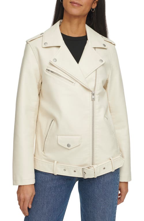 levi's Longline Belted Faux Leather Moto Jacket at Nordstrom,