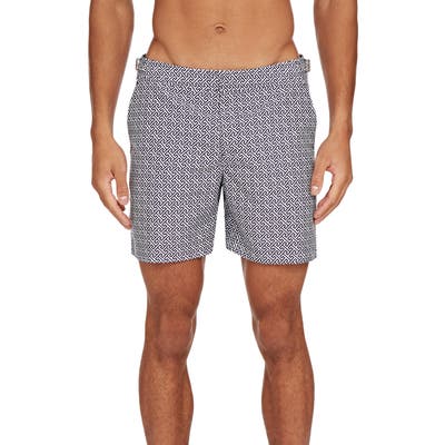 Orlebar Brown Bulldog Laurito Swim Trunks, Blue