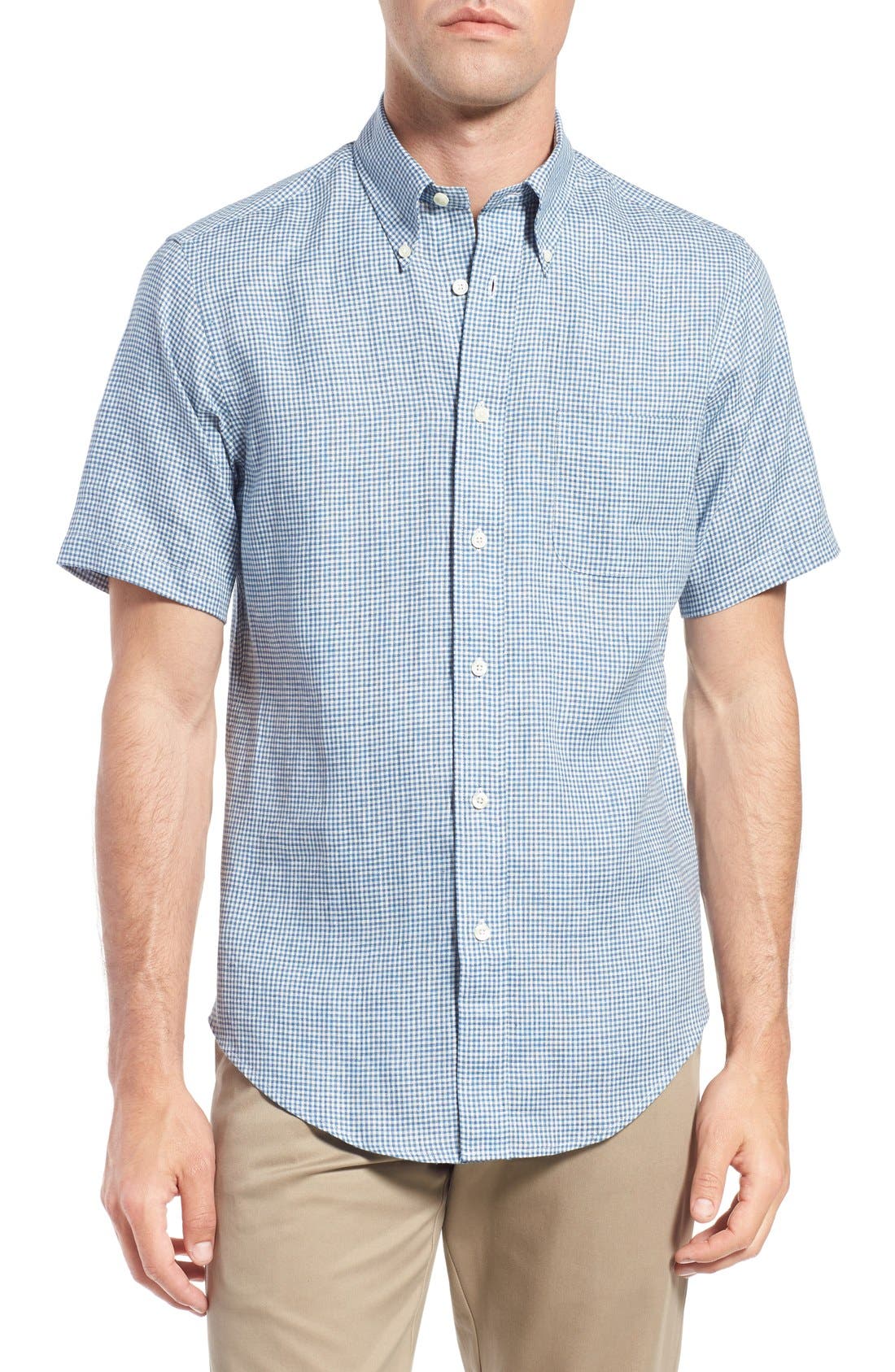brooks brothers short sleeve button down