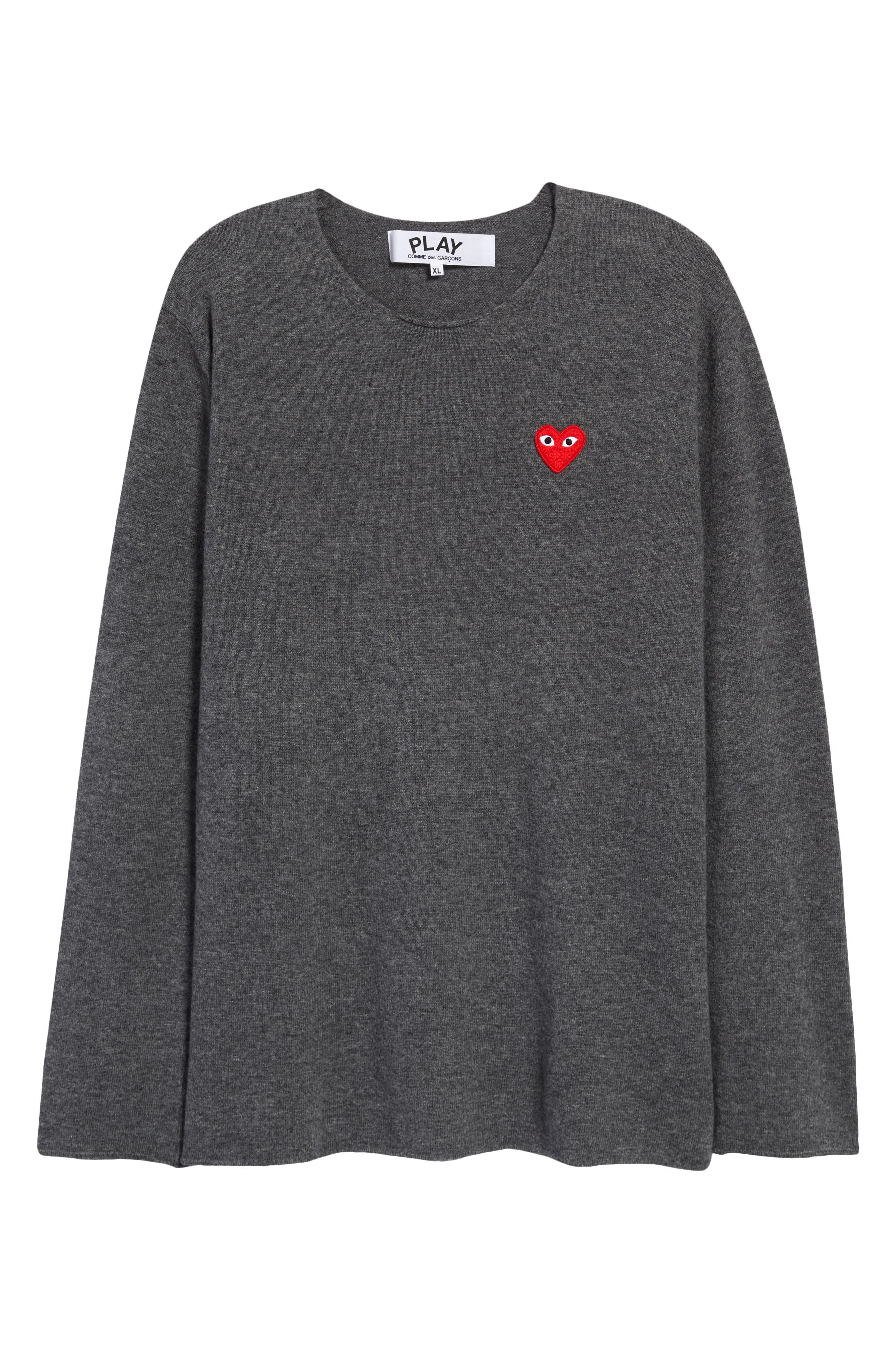 heart patch sweater