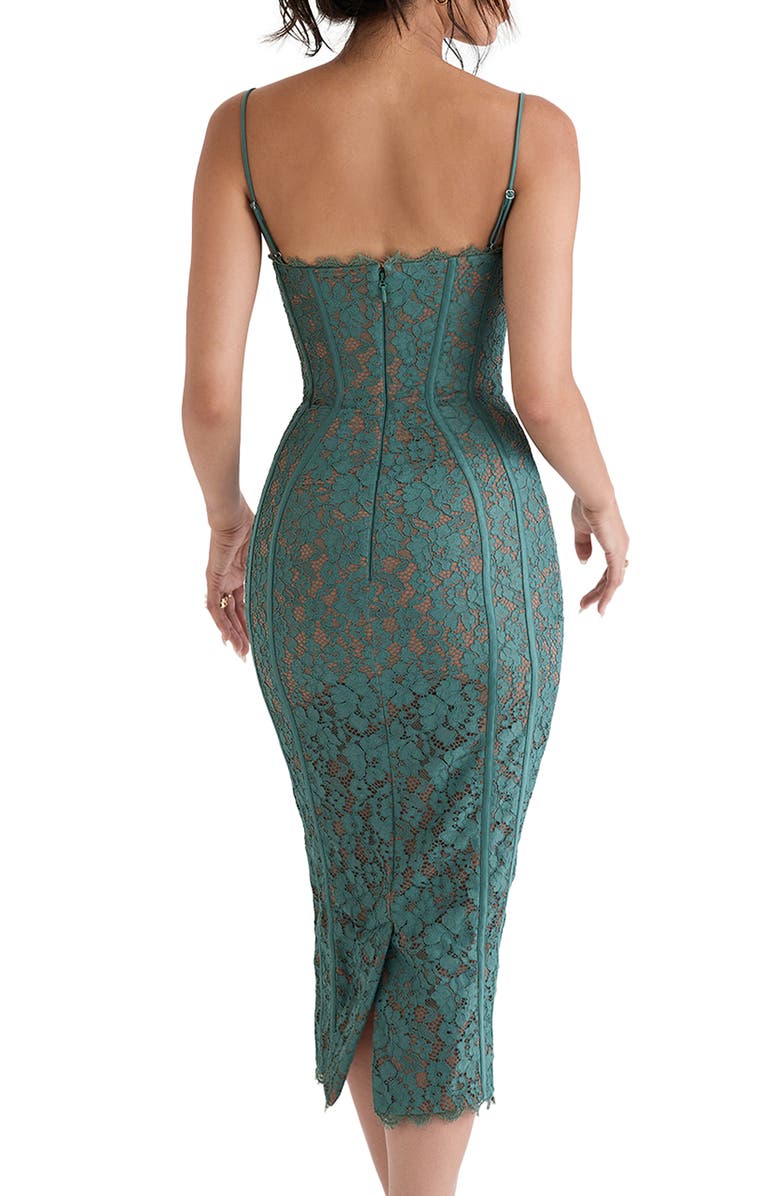 HOUSE OF CB Joelle Lace Underwire Midi Cocktail Dress Nordstrom