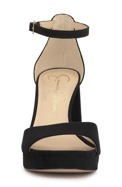 Shop Jessica Simpson Kaliah Ankle Strap Platform Sandal In Black