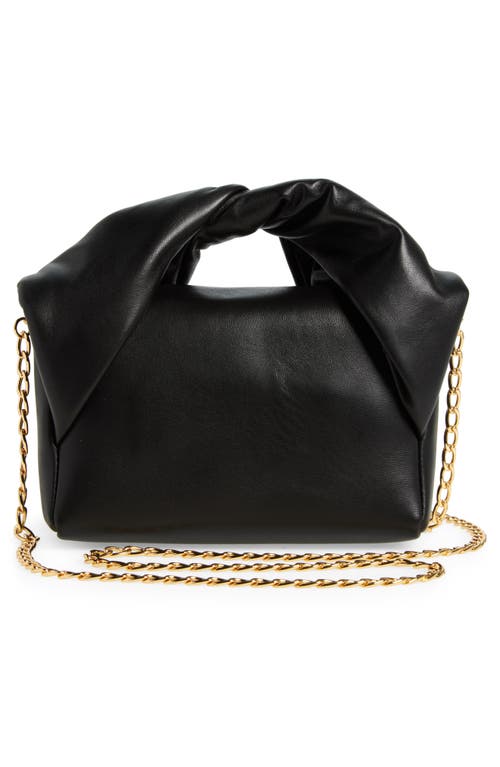 JW ANDERSON JW ANDERSON SMALL TWISTER LEATHER TOP HANDLE BAG 