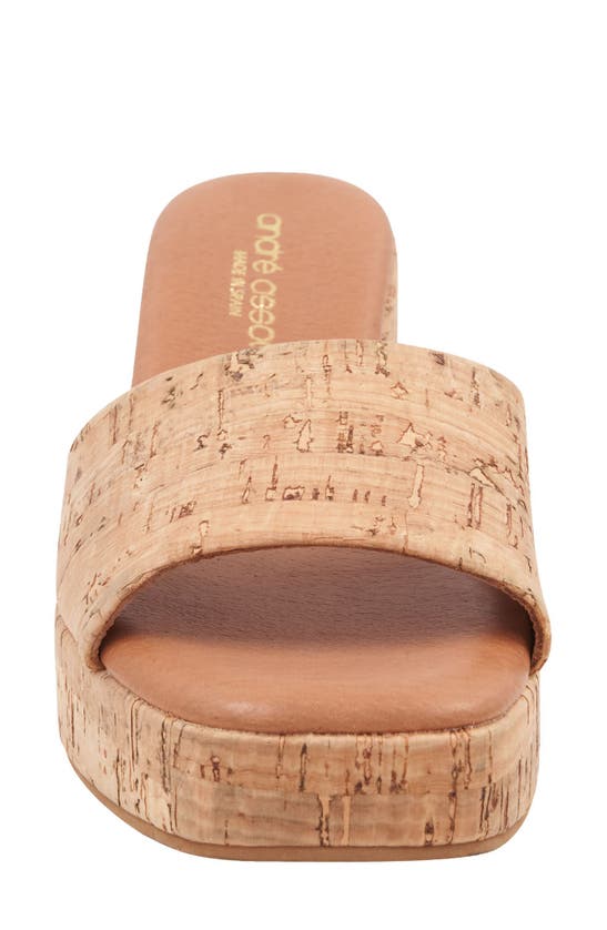 Shop Andre Assous Cypress Slide Sandal In Natural