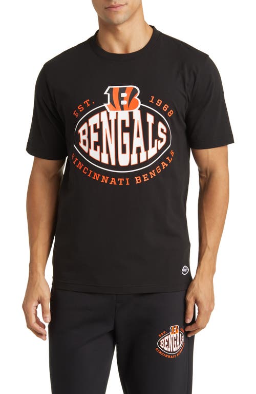 BOSS x NFL Stretch Cotton Graphic T-Shirt Cincinnati Bengals Black at Nordstrom,
