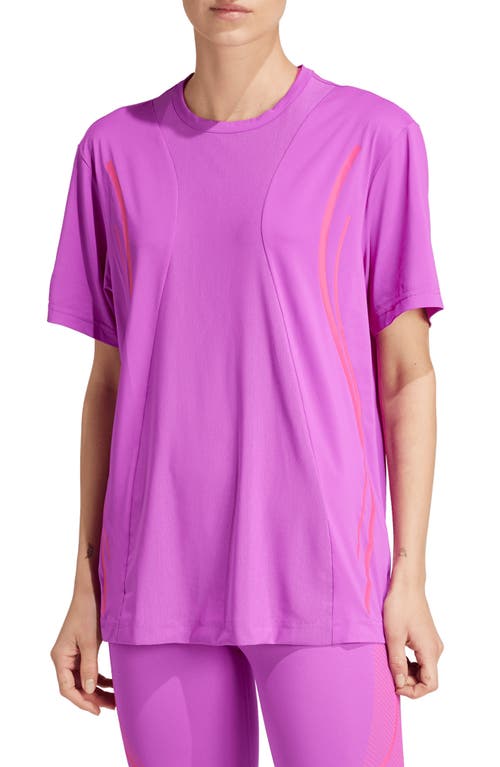 adidas by Stella McCartney TruePace Loose Fit Running T-Shirt Shock Purple at Nordstrom,