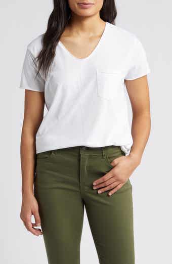Real Comfort® Cotton Essential Layering Tee, Ballet Neck, Elbow Sleeves -  Chadwicks Timeless Classics