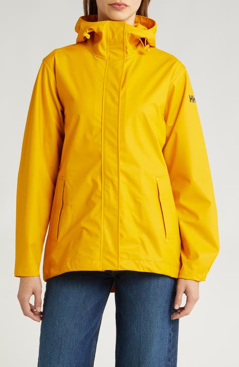 Women's Yellow Rain Jackets & Raincoats