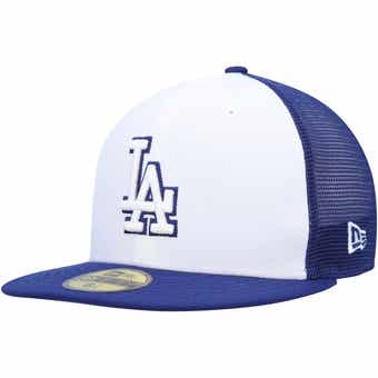 Men's Los Angeles Dodgers New Era White/Pink Chrome Rogue 59FIFTY