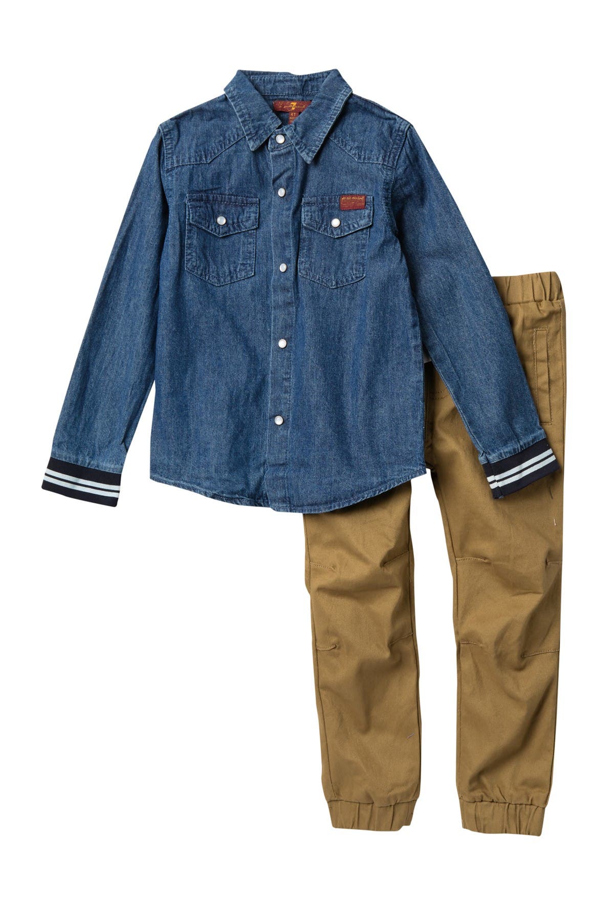 next boys denim shirt