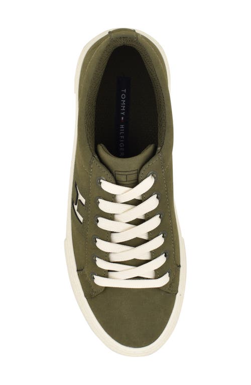 Shop Tommy Hilfiger Aconia Sneaker In Dk Loden