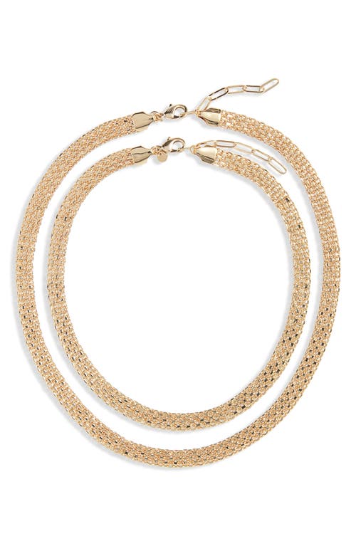 Nordstrom Panther Chain Layered Necklace in Gold at Nordstrom