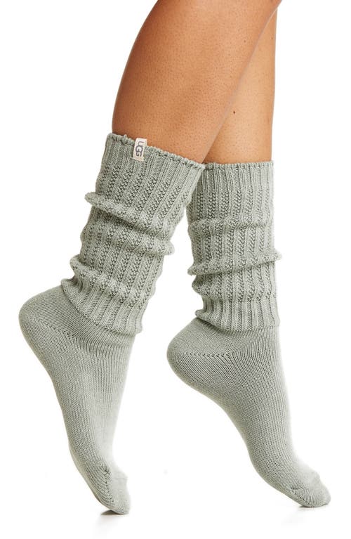 UGG(r) Tyla Slouchy Crew Socks in Rosemary