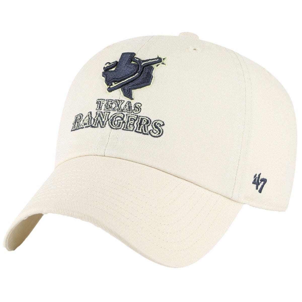 '47 Men's '47 Cream Texas Rangers 2023 City Connect Clean Up Adjustable ...