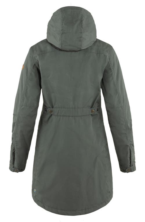 Fjall Raven Fjällräven Kiruna Water Resistant Parka In Basalt