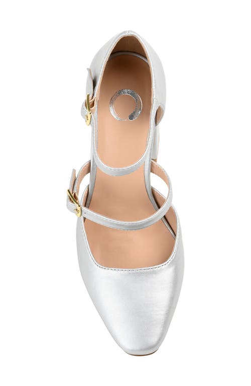 Shop Journee Collection Isadorah Pump In Silver