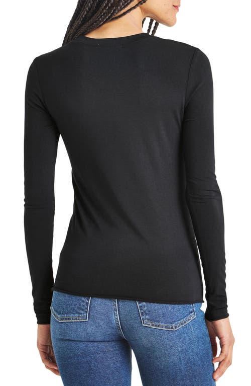 Splendid Long Sleeve T-shirt In Black