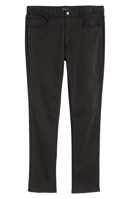 Rails Lewis Five-Pocket Straight Leg Pants in Washed Black at Nordstrom, Size 38
