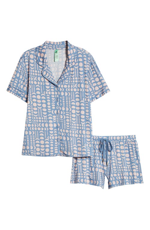 Shop Honeydew Intimates Honeydew All American Shortie Pajamas In Stormy Moons