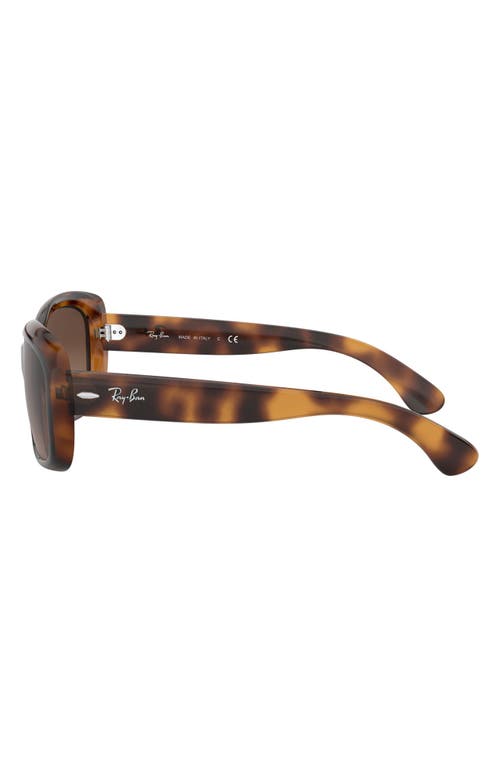 Ray Ban Ray-ban Jackie 58mm Rectangular Sunglasses In Havana/brown Gradient