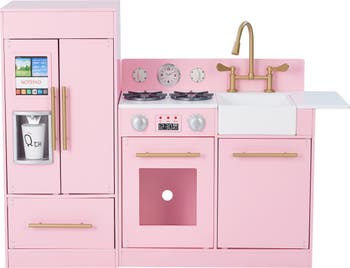 Teamson Kids Little Chef Paris Wood Play Kitchen, White/Rose Gold - Teamson  Kids Over the Top