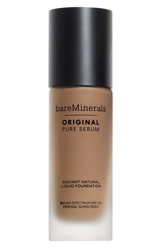 Shop Bareminerals Original Pure Serum Liquid Skin Care Foundation Mineral Spf 20 In Medium Deep Cool 4