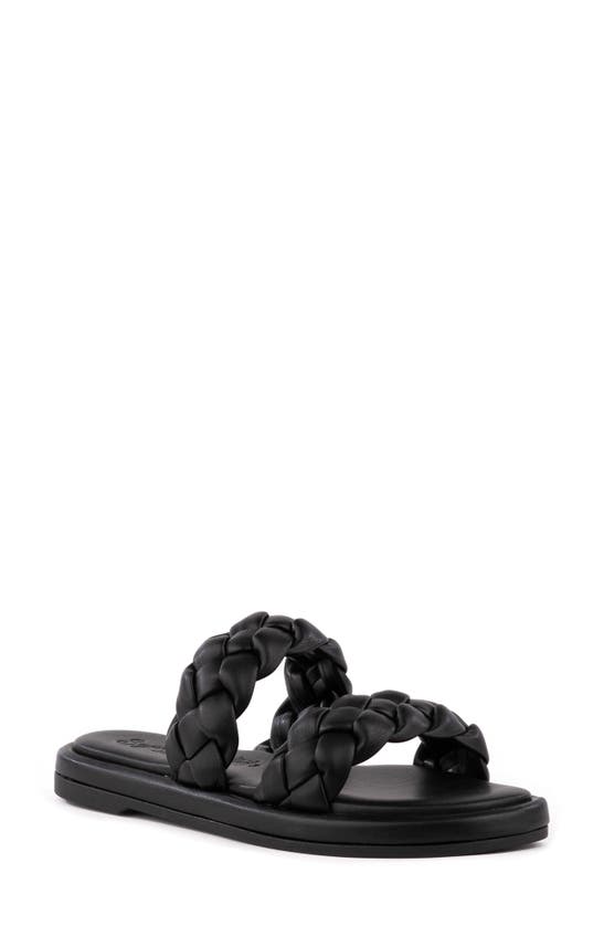 Seychelles Golden Coast Slide Sandal In Black