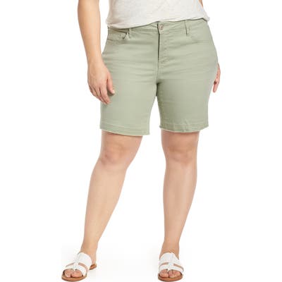 Plus Size Seven7 Weekend Bermuda Shorts, Grey