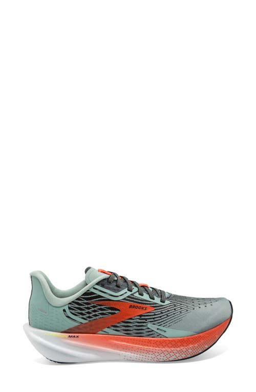 Brooks Hyperion Max Running Shoe In Blue Surf/cherry/nightlife