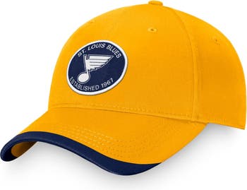 Men's Fanatics Branded Navy/Gold St. Louis Blues Fundamental 2-Tone Flex Hat