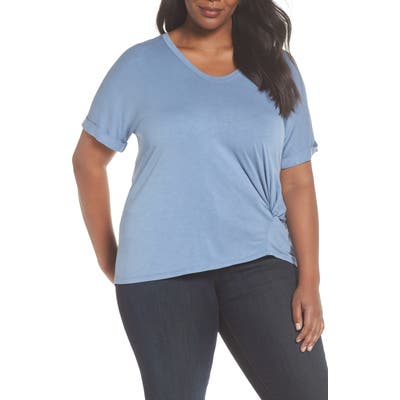 Plus Size Nic+Zoe Boardwalk Tee, Blue