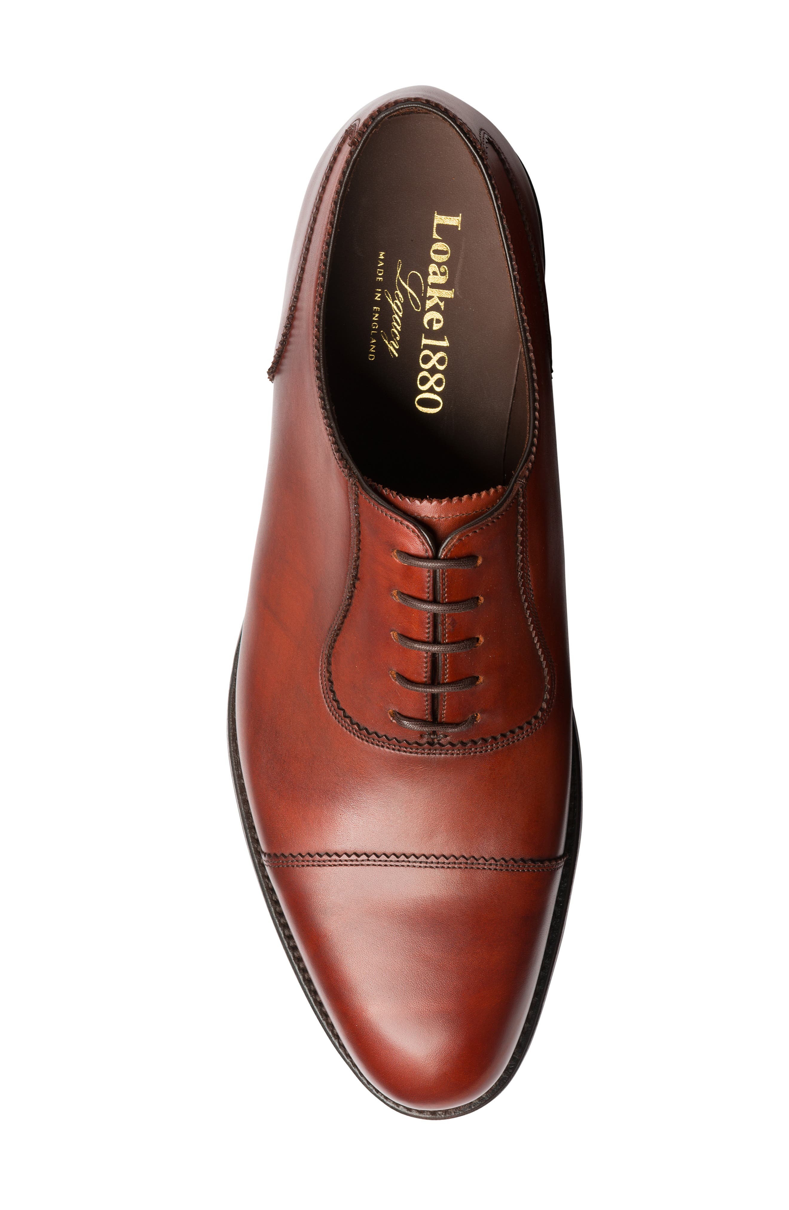 Loake Evans Cap Toe Oxford in Conker at Nordstrom, Size 10.5Us