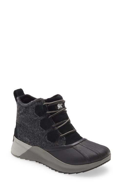 Size 11 SOREL Out N About III Waterproof Boot in Black Sea Salt at Nordstrom, 