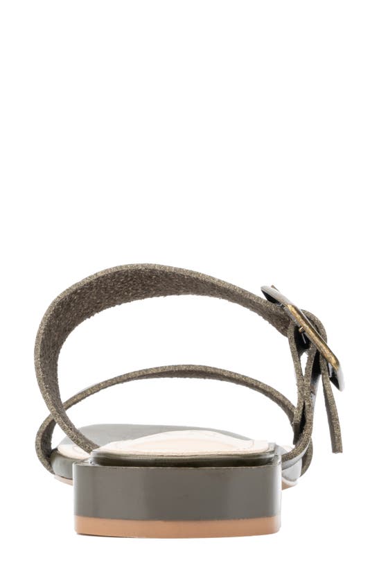 Shop New York And Company Helga Sandal In Olive
