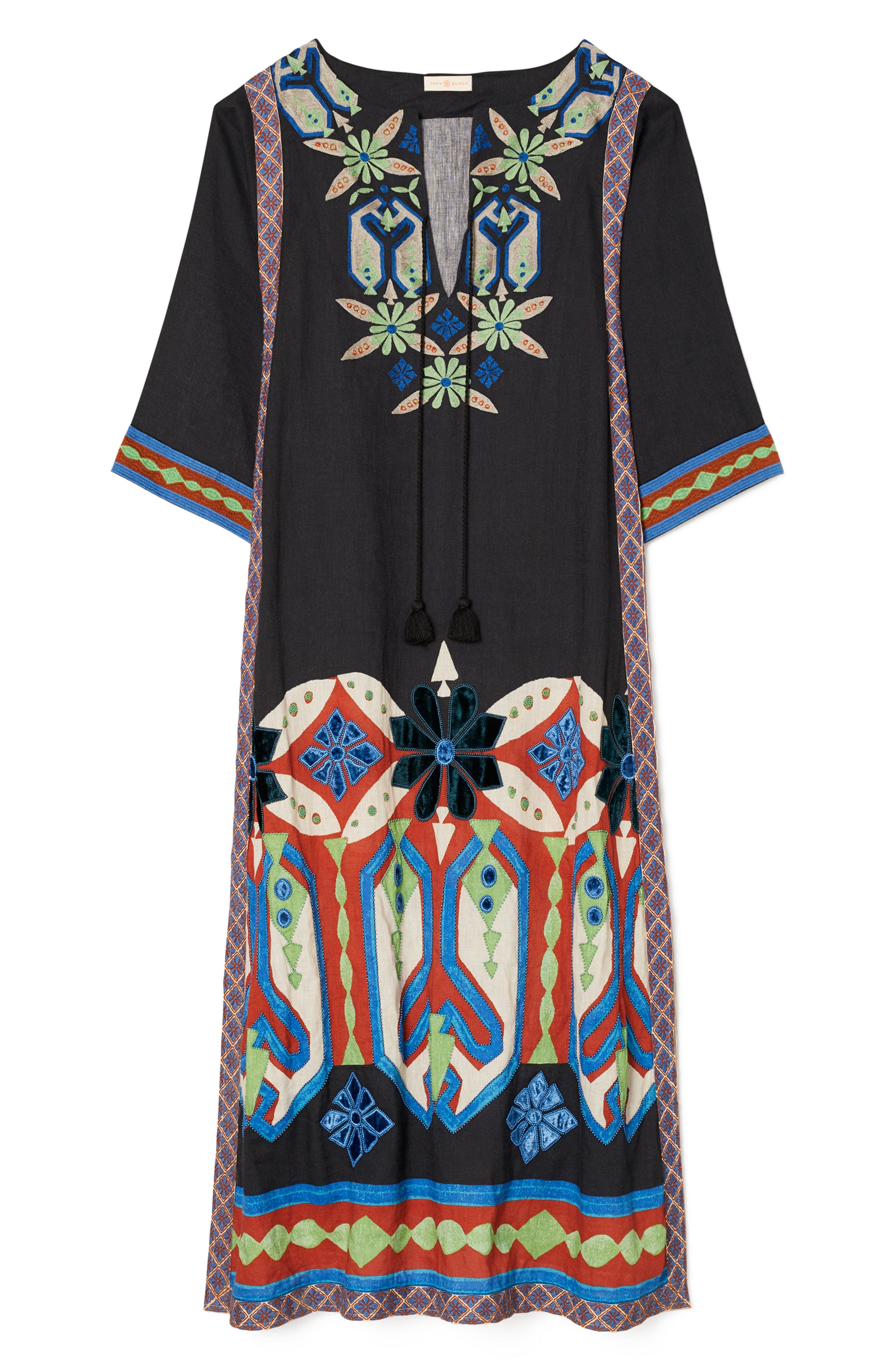 embroidered caftan